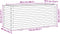vidaXL - Plantenbak - 110x40x49,5 - cm - geïmpregneerd - grenenhout