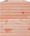 vidaXL - Plantenbak - 110x40x49,5 - cm - massief - douglashout