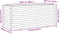 vidaXL - Plantenbak - 110x40x49,5 - cm - massief - grenenhout - wasbruin