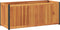 vidaXL - Plantenbak - 110x45x44 - cm - massief - acaciahout - en - staal