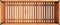 vidaXL - Plantenbak - 110x45x44 - cm - massief - acaciahout - en - staal
