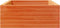 vidaXL - Plantenbak - 110x60x23 - cm - massief - grenenhout - wasbruin