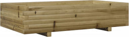 vidaXL - Plantenbak - 110x60x26,5 - cm - geïmpregneerd - grenenhout