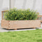 vidaXL - Plantenbak - 110x60x26,5 - cm - massief - grenenhout