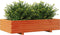 vidaXL - Plantenbak - 110x60x26,5 - cm - massief - grenenhout - wasbruin