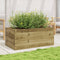 vidaXL - Plantenbak - 110x60x45,5 - cm - geïmpregneerd - grenenhout