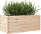 vidaXL - Plantenbak - 110x60x45,5 - cm - massief - grenenhout