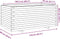 vidaXL - Plantenbak - 110x60x49,5 - cm - massief - douglashout