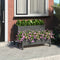 vidaXL - Plantenbak - 110x84x75 - cm - massief - grenenhout - grijs