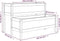 vidaXL - Plantenbak - 110x84x75 - cm - massief - grenenhout - honingbruin