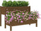 vidaXL - Plantenbak - 110x84x75 - cm - massief - grenenhout - honingbruin
