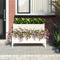 vidaXL - Plantenbak - 110x84x75 - cm - massief - grenenhout - wit