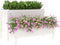 vidaXL - Plantenbak - 110x84x75 - cm - massief - grenenhout - wit