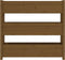 vidaXL - Plantenbak - 112x25x104,5 - cm - massief - grenenhout - honingbruin