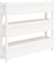vidaXL - Plantenbak - 112x25x104,5 - cm - massief - grenenhout - wit