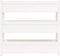 vidaXL - Plantenbak - 112x25x104,5 - cm - massief - grenenhout - wit
