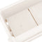 vidaXL - Plantenbak - 112x25x104,5 - cm - massief - grenenhout - wit