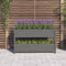 vidaXL - Plantenbak - 112x25x66 - cm - massief - grenenhout - grijs