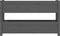 vidaXL - Plantenbak - 112x25x66 - cm - massief - grenenhout - grijs