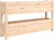 vidaXL - Plantenbak - 112x25x66 - cm - massief - grenenhout