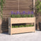 vidaXL - Plantenbak - 112x25x66 - cm - massief - grenenhout