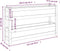vidaXL - Plantenbak - 112x25x66 - cm - massief - grenenhout
