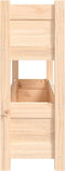 vidaXL - Plantenbak - 112x25x66 - cm - massief - grenenhout