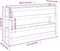 vidaXL - Plantenbak - 112x25x66 - cm - massief - grenenhout - wit
