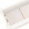 vidaXL - Plantenbak - 112x25x66 - cm - massief - grenenhout - wit