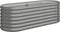 vidaXL - Plantenbak - 114x40x36 - cm - gepoedercoat - staal - grijs