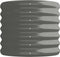 vidaXL - Plantenbak - 114x40x36 - cm - gepoedercoat - staal - grijs
