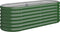 vidaXL - Plantenbak - 114x40x36 - cm - gepoedercoat - staal - groen