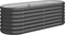 vidaXL - Plantenbak - 114x40x36 - cm - gepoedercoat - staal - antracietkleurig