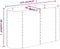 vidaXL - Plantenbak - 114x40x68 - cm - gepoedercoat - staal - bruin