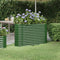 vidaXL - Plantenbak - 114x40x68 - cm - gepoedercoat - staal - groen