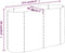 vidaXL - Plantenbak - 114x40x68 - cm - gepoedercoat - staal - zilverkleurig