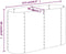 vidaXL - Plantenbak - 114x40x68 - cm - gepoedercoat - staal - antracietkleurig