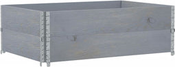 vidaXL - Plantenbak - 120x80 - cm - massief - grenenhout - grijs