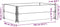 vidaXL - Plantenbak - 120x80 - cm - massief - grenenhout - grijs