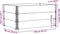 vidaXL - Plantenbak - 120x80 - cm - massief - grenenhout - grijs