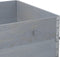 vidaXL - Plantenbak - 120x80 - cm - massief - grenenhout - grijs
