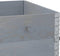 vidaXL - Plantenbak - 120x80 - cm - massief - grenenhout - grijs