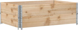 vidaXL - Plantenbak - 120x80 - cm - massief - grenenhout