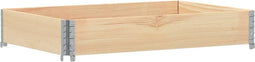 vidaXL - Plantenbak - 120x80 - cm - massief - grenenhout