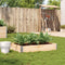 vidaXL - Plantenbak - 120x80 - cm - massief - grenenhout