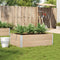 vidaXL - Plantenbak - 120x80 - cm - massief - grenenhout