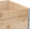 vidaXL - Plantenbak - 120x80 - cm - massief - grenenhout