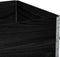 vidaXL - Plantenbak - 120x80 - cm - massief - grenenhout - zwart