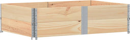 vidaXL - Plantenbak - 150x100 - cm - massief - grenenhout
