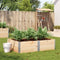 vidaXL - Plantenbak - 150x100 - cm - massief - grenenhout
